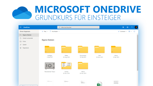 Microsoft OneDrive (Grundkurs für Einsteiger): Deutsch (2020)