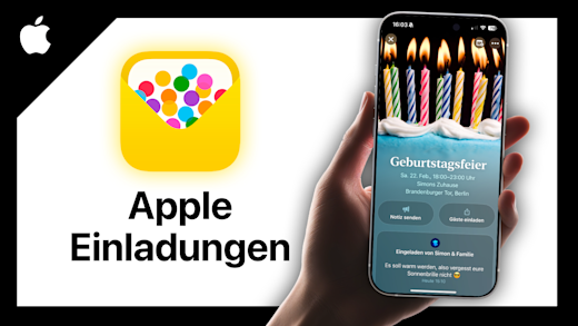 Apple Einladungen (Tutorial): Alles was du darüber wissen musst