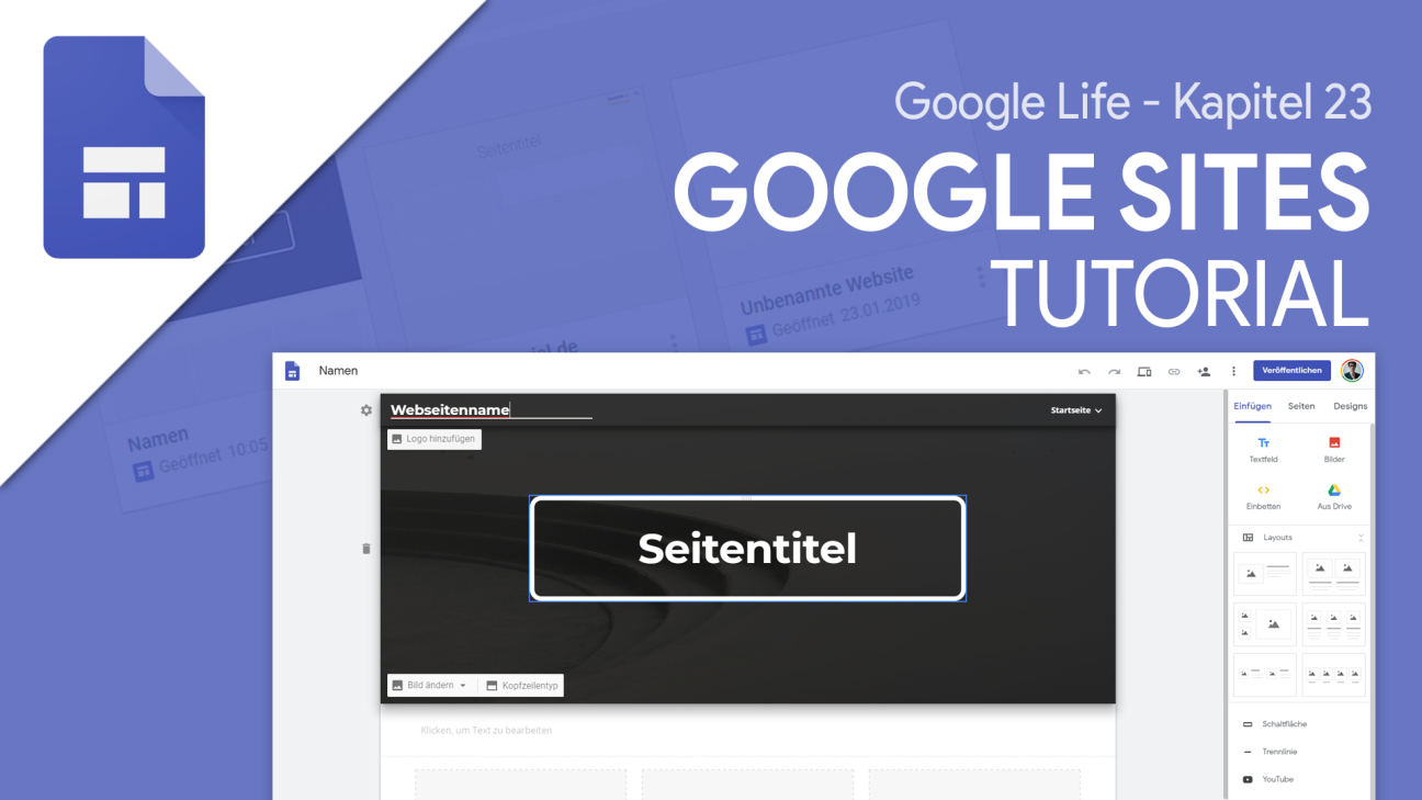 Google Sites (Tutorial): Einfach eine kostenlose Webseite erstellen