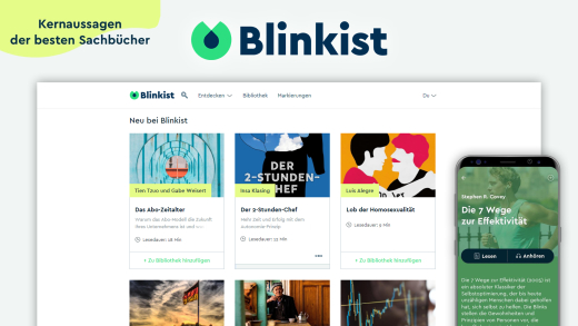Blinkist (Das Große Tutorial): Kernaussagen der besten Sachbücher