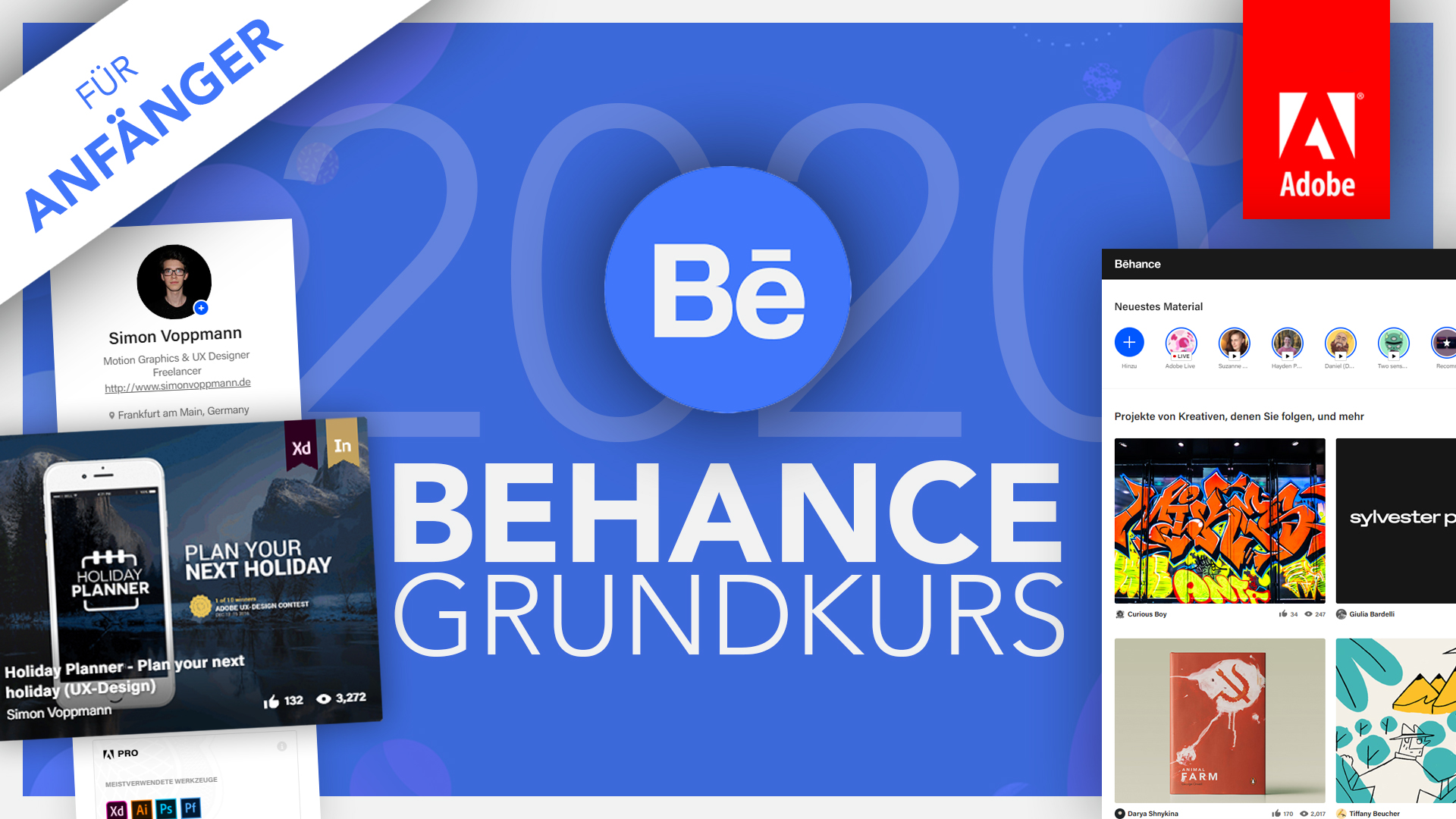 Behance (Grundkurs für Anfänger) Deutsch (Tutorial)