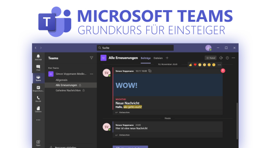 Microsoft Teams (Grundkurs für Einsteiger) Deutsch (2020)