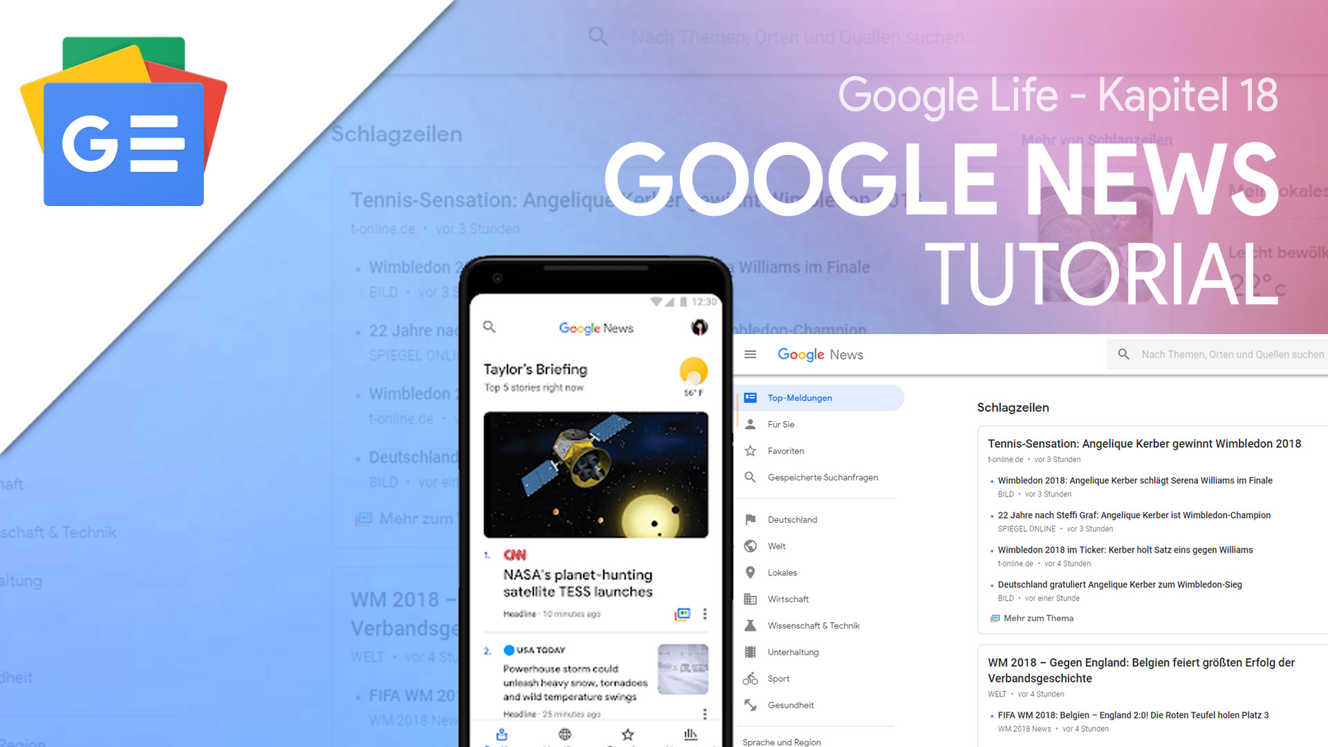 Google News (Tutorial): Deine persönliche Nachrichten-Seite!