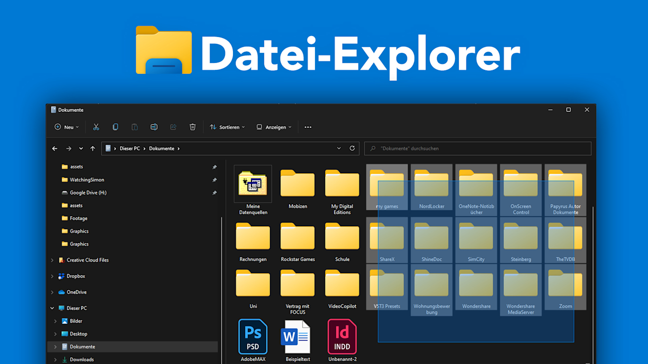 Windows 11: Datei-Explorer (Tutorial) Dateien & Ordner einfach verwalten