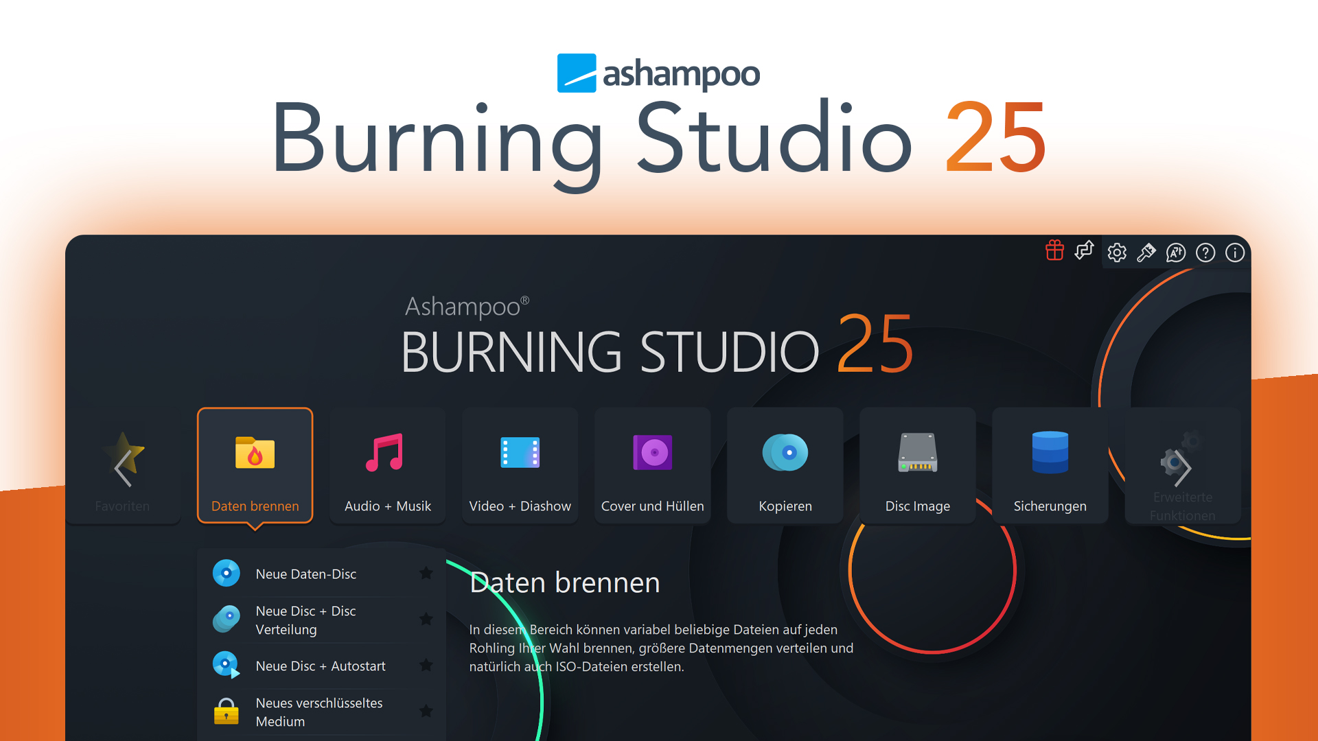 Ashampoo Burning Studio 25 (Tutorial) Einfach DVDs & CDs brennen und