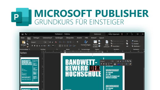 Microsoft Publisher (Grundkurs für Einsteiger): Dokumente einfach layouten