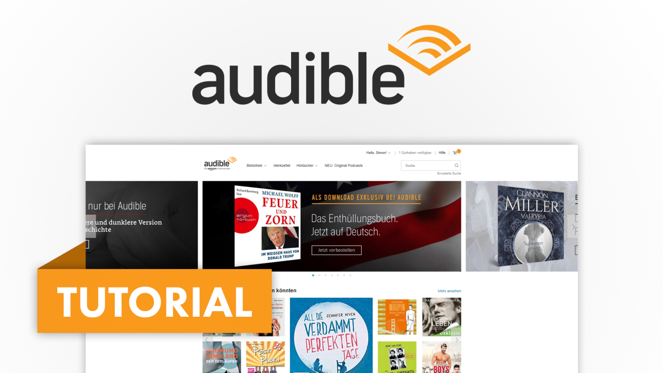 Das große Audible (Tutorial): Sicher dir ein kostenloses Hörbuch