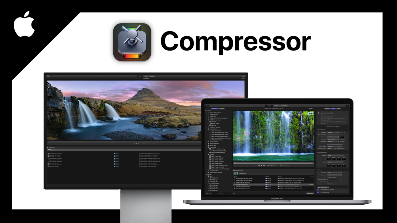 Apple Compressor (Grundkurs für Einsteiger): Einfach Medien rendern & konvertieren