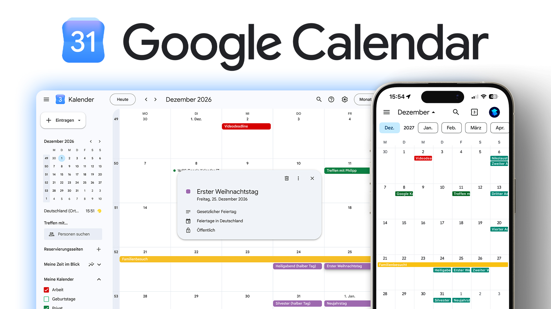 Wie funktioniert der Google Kalender? (Tutorial): Alles was du darüber wissen musst