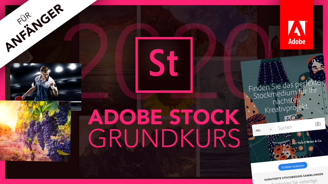 Adobe Stock Grundkurse 2020