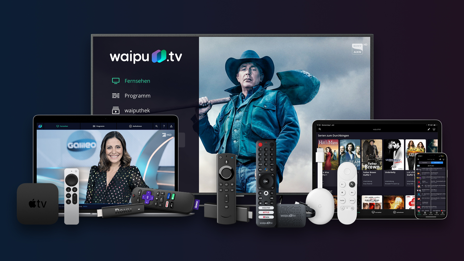 Waipu.tv (Tutorial): Einfach Live-TV schauen (Online Fernsehen)
