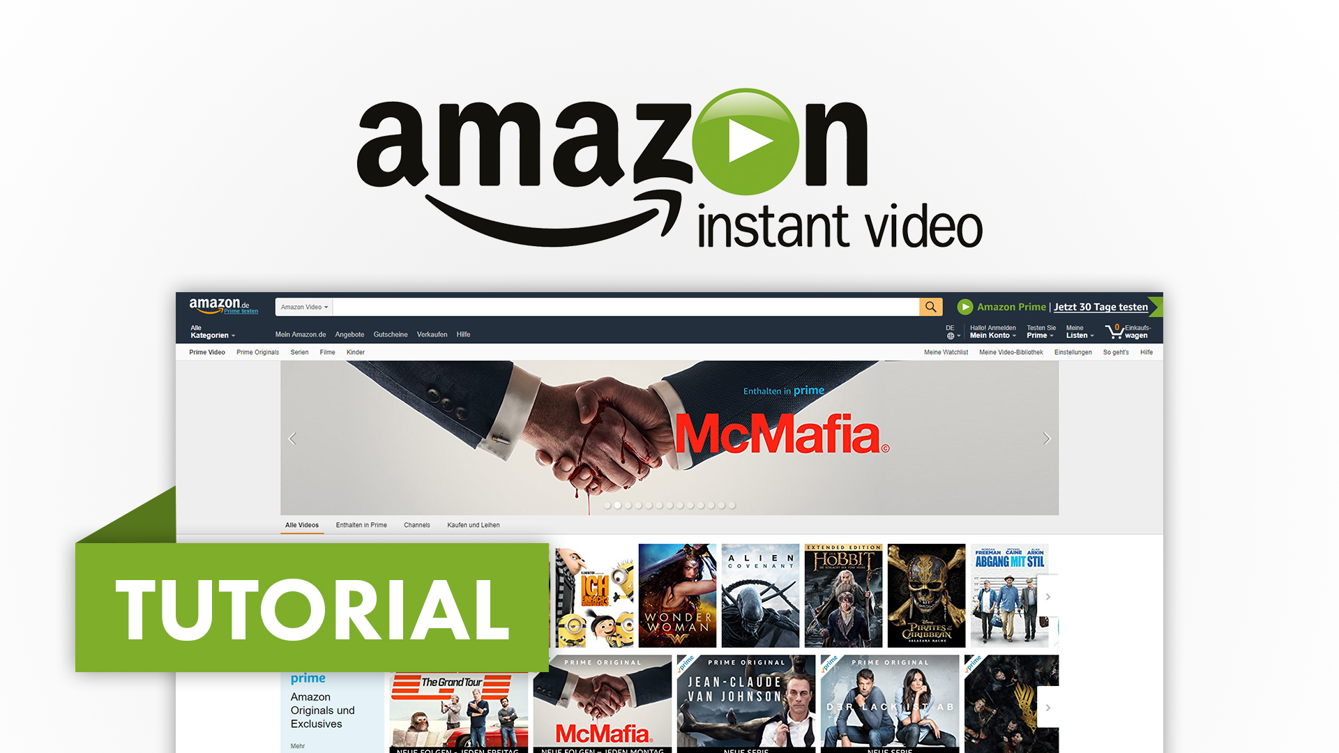 Das große Amazon (Prime) Instant Video Tutorial