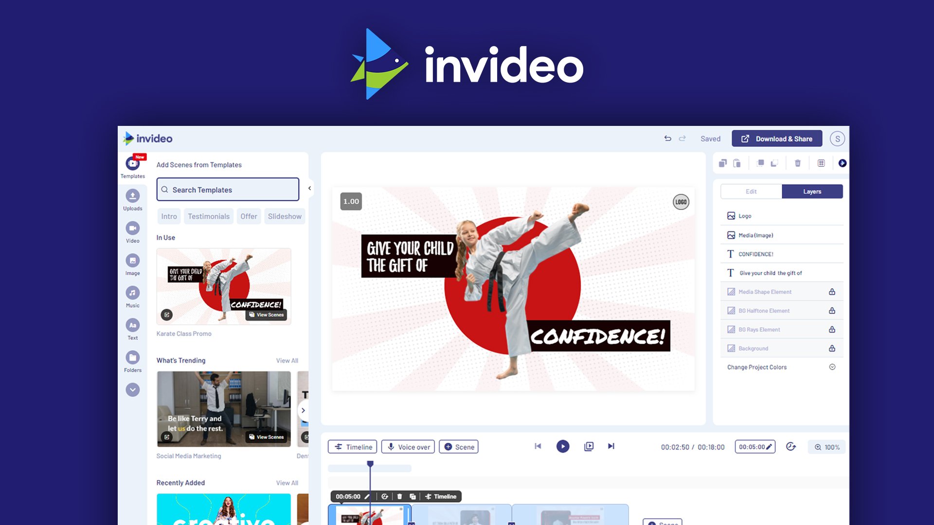 InVideo (Tutorial): Einfach Videos erstellen & bearbeiten für Social-Media