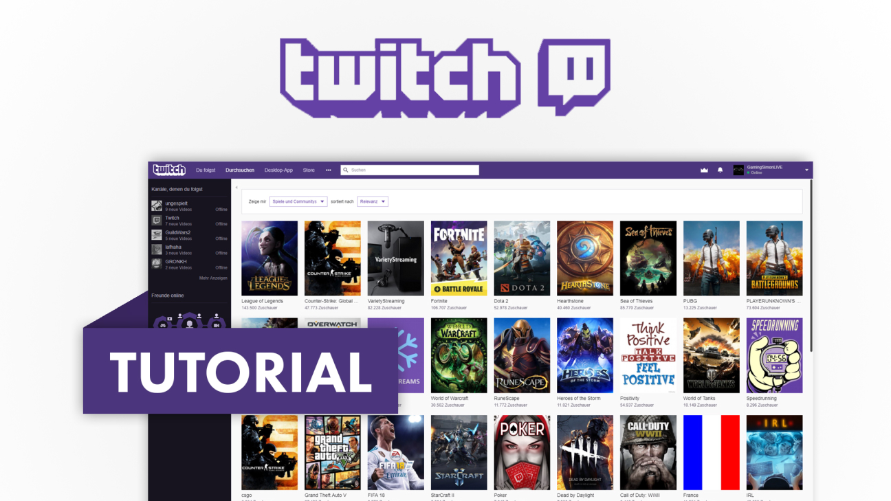 Das große Twitch (Prime) Tutorial