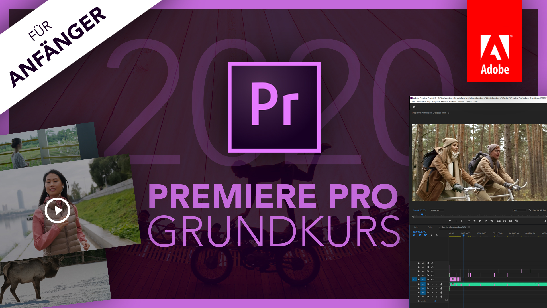 Adobe Premiere Pro 2020 (Grundkurs für Anfänger) Deutsch