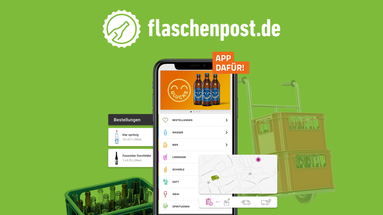 Wie funktioniert der Getränkelieferservice Flaschenpost? (Tutorial): Ich habe es getestet!