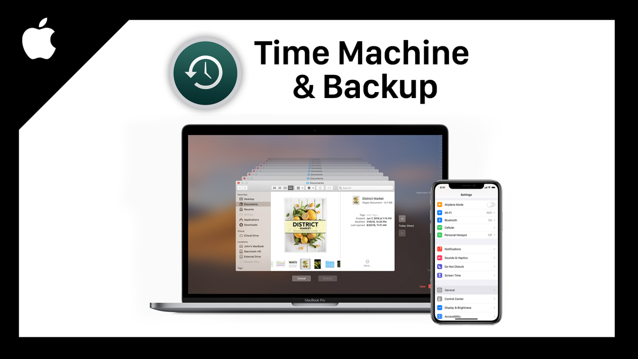 Apple Backups (Tutorial): Time Machine, iCloud & Co.