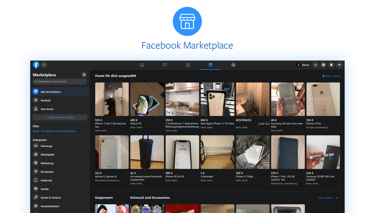 Facebook Marktplatz (Tutorial): Einfach Sachen kaufen & verkaufen