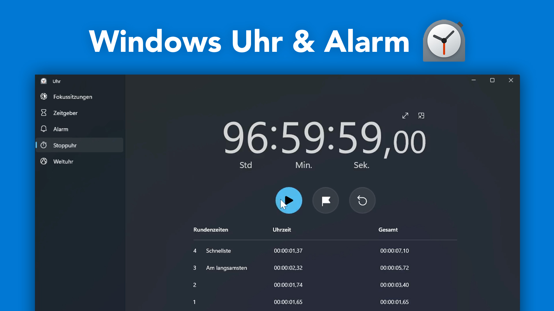 Windows Uhr & Alarm (Tutorial): Alles was du wissen musst