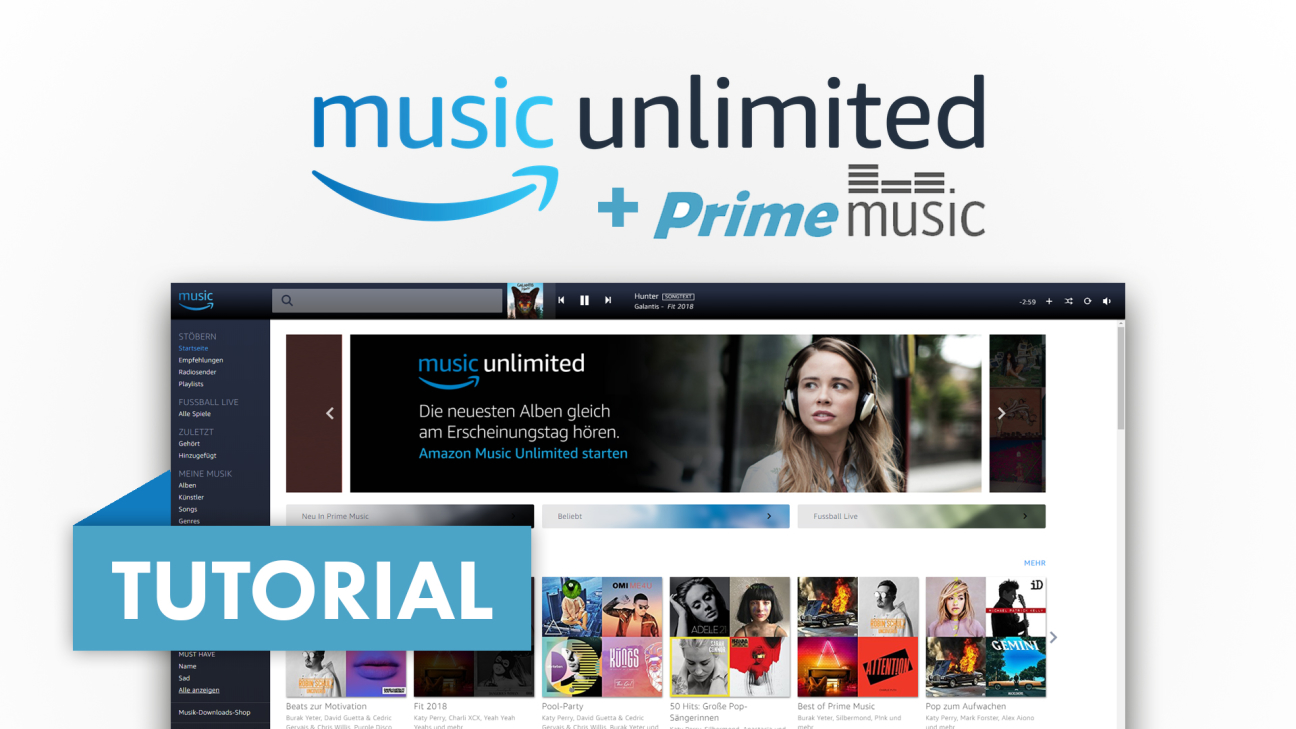 Das große Amazon (Prime) Music Unlimited Tutorial (Vergleich)