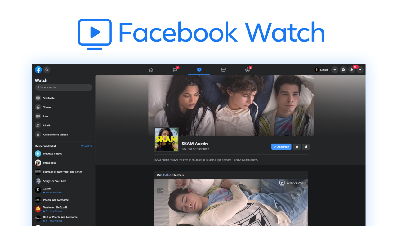 Facebook Watch (Tutorial): Shows, Videos & Livestreams einfach anschauen