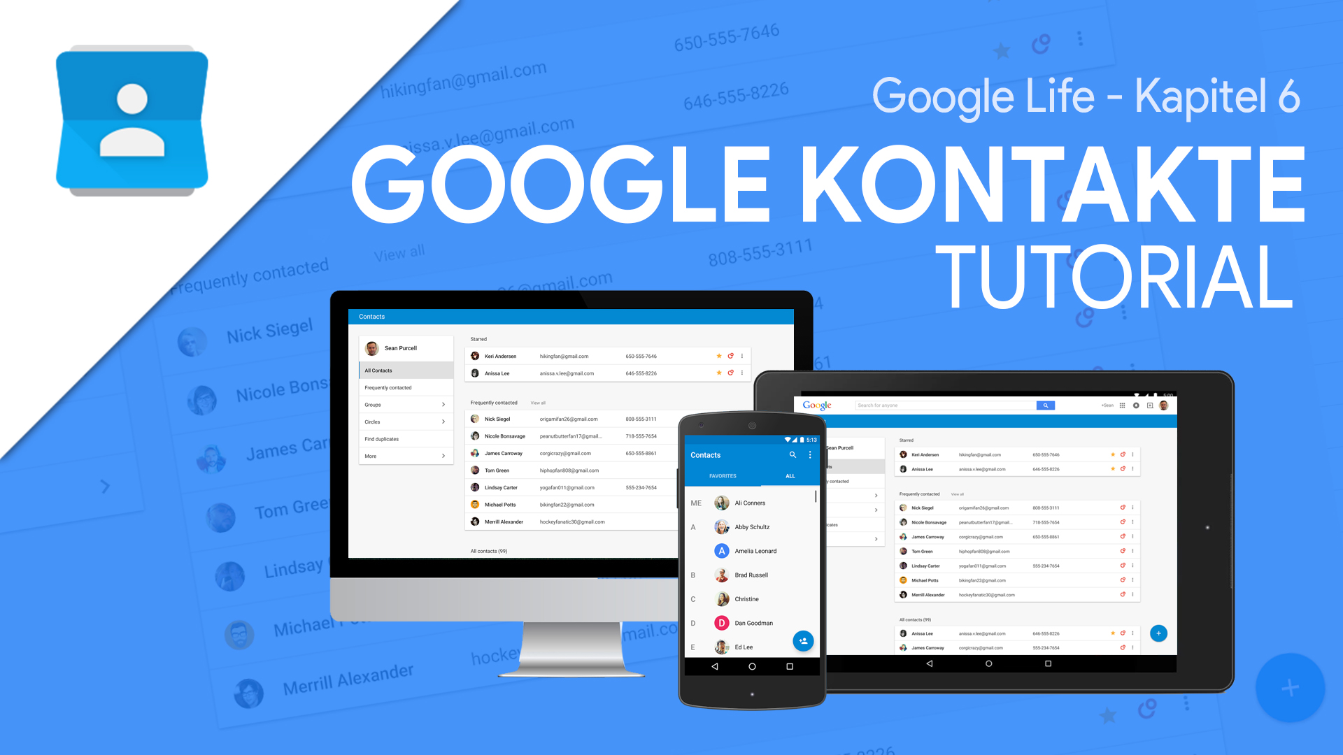 So funktioniert Google Kontakte (Tutorial)