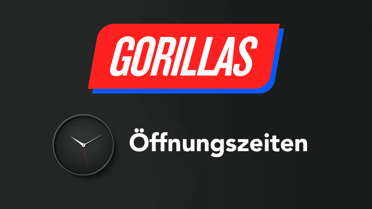 gorillas öffnungszeiten