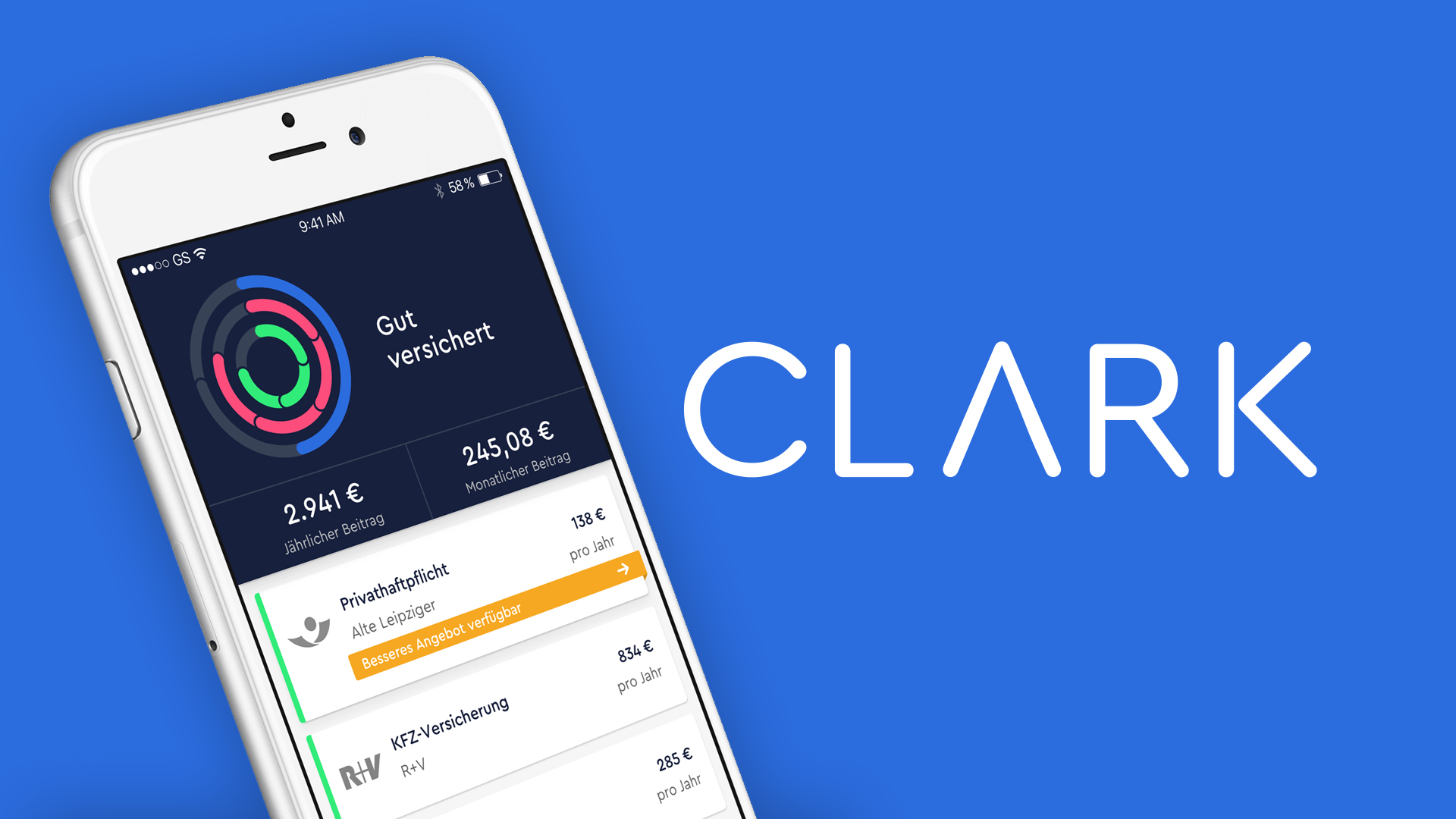 Clark (Tutorial): Verwalte alle deine Versicherungen in einer App (und finde die Besten für dich!) Vergleich