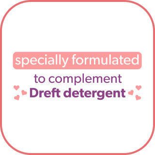 In-wash scent booster from Dreft specially formulated to complement Dreft detergent