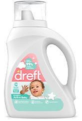 Dreft Stage 2: Active Baby Liquid Laundry Detergent