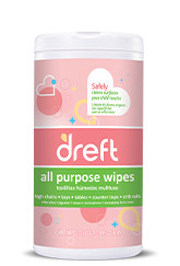 Dreft Cleaning Supplies, All Purpose Cleaner 24 oz Pack of 4, Safely Cleans  Baby Toys, Car Seat, High Chair, Counter Tops and More, Hypoallergenic