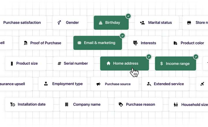 Capture any customer data with Forms