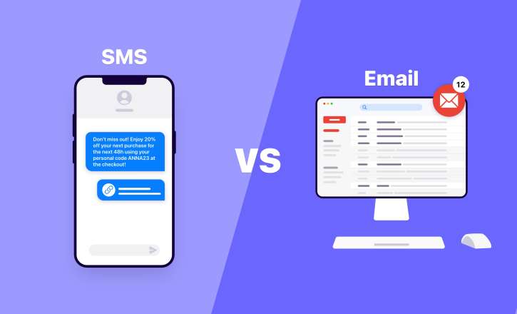 SMS vs Email: Which is the Best Channel to Use in 2023?