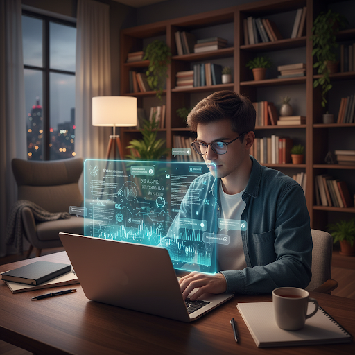 Ai powered voice assistant at work