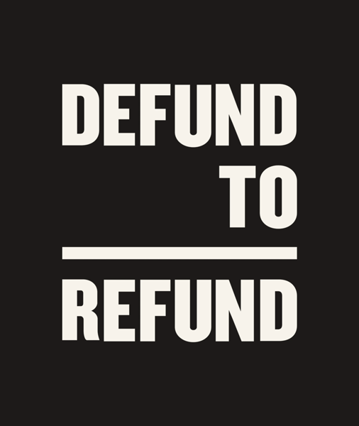 Defund to Refund gif