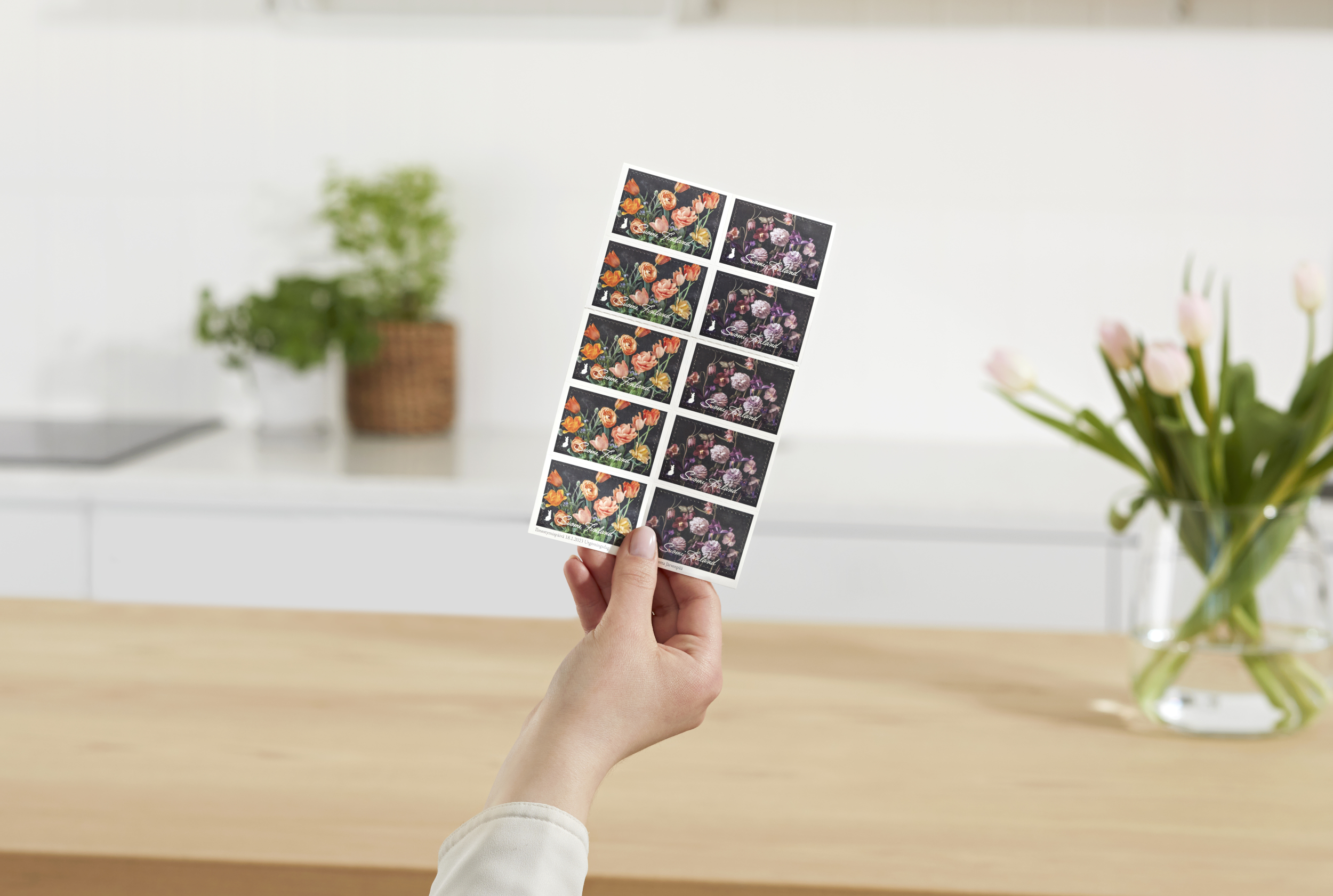 Floral stamps