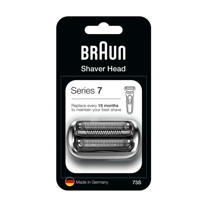 Braun model 73S serije 7, glava električnog aparata za brijanje, srebrne boje