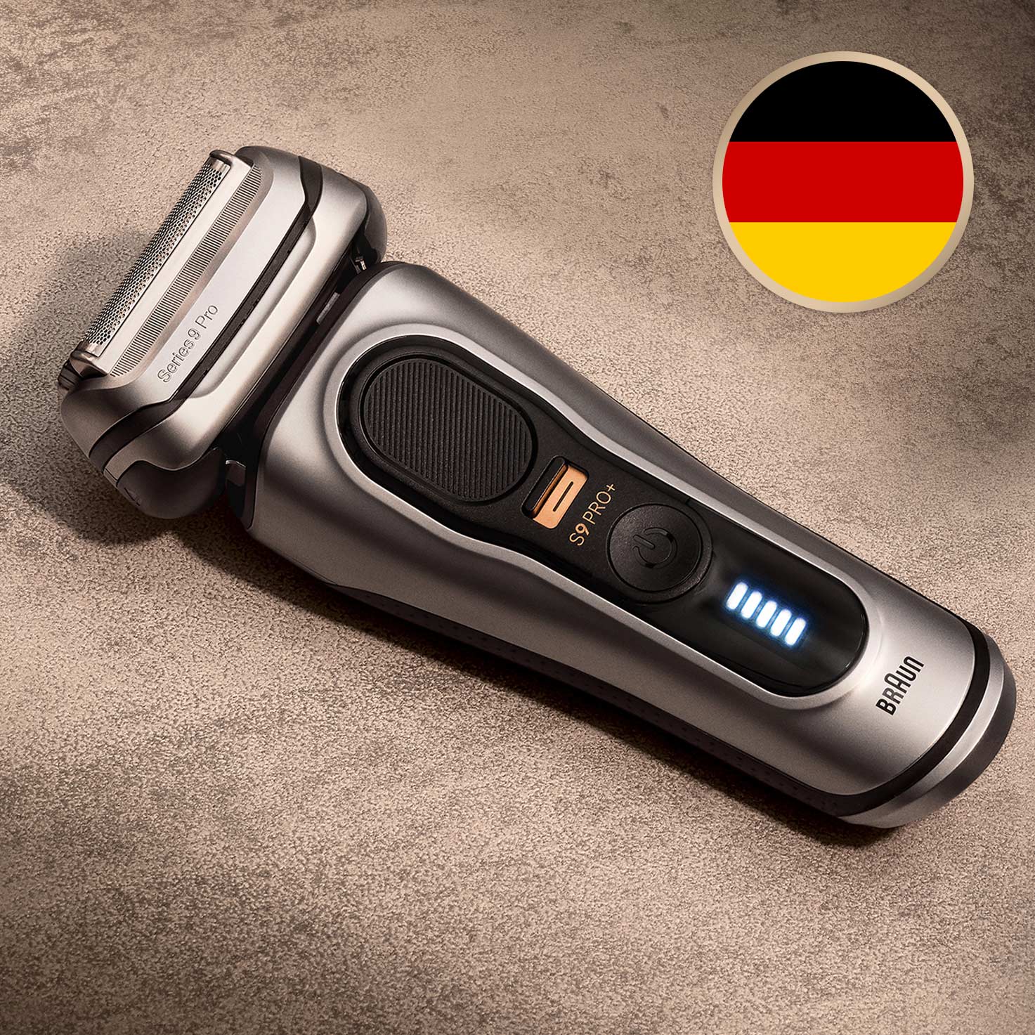 Series 9 Pro+ 9517s Wet & Dry shaver with charging stand and travel case,  silver. | Braun AU