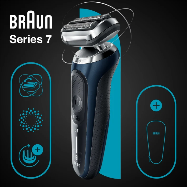 Series 7 71-B1000s Shaver for Men, Wet & Dry with 360° Flex Head