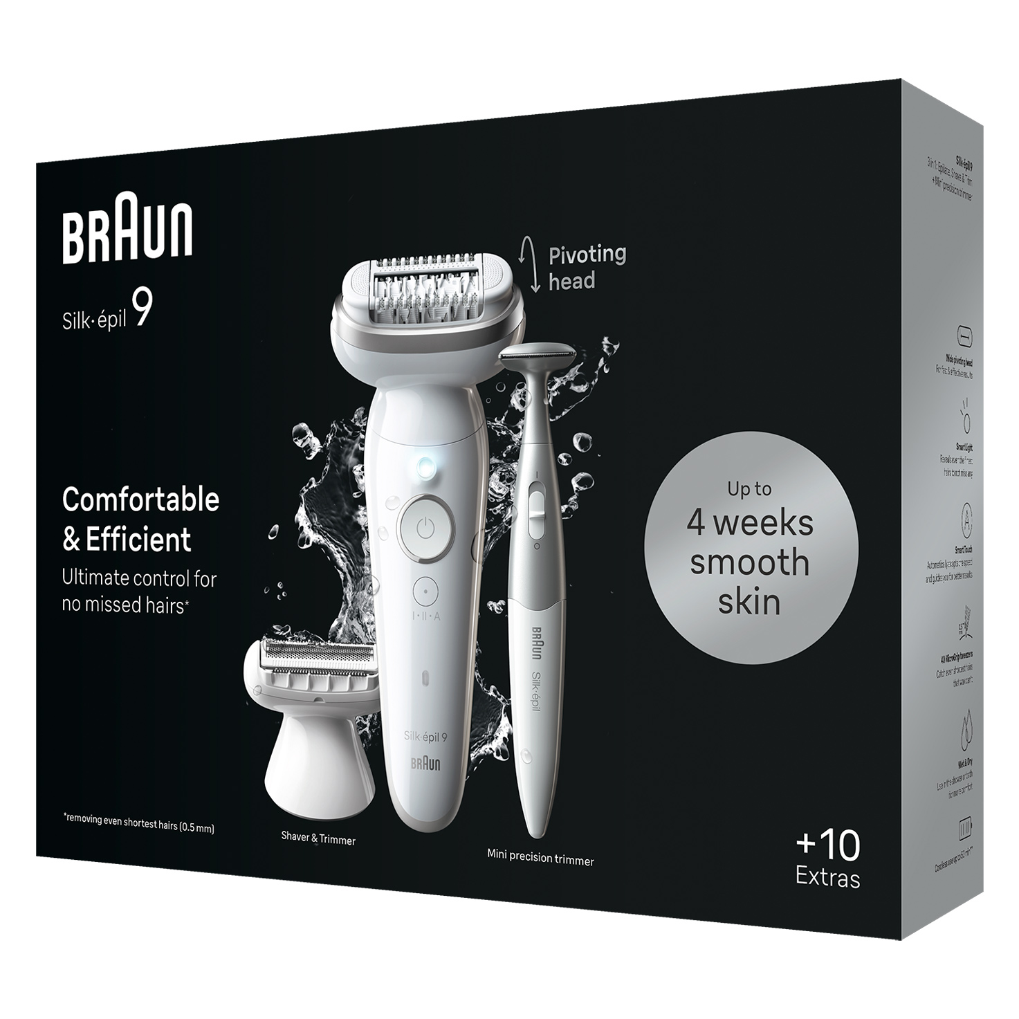 BRAUN Silk-épil 9 脱毛器 4in1 シルク・エピル9脱毛器【BRAUN(ブラウン)】