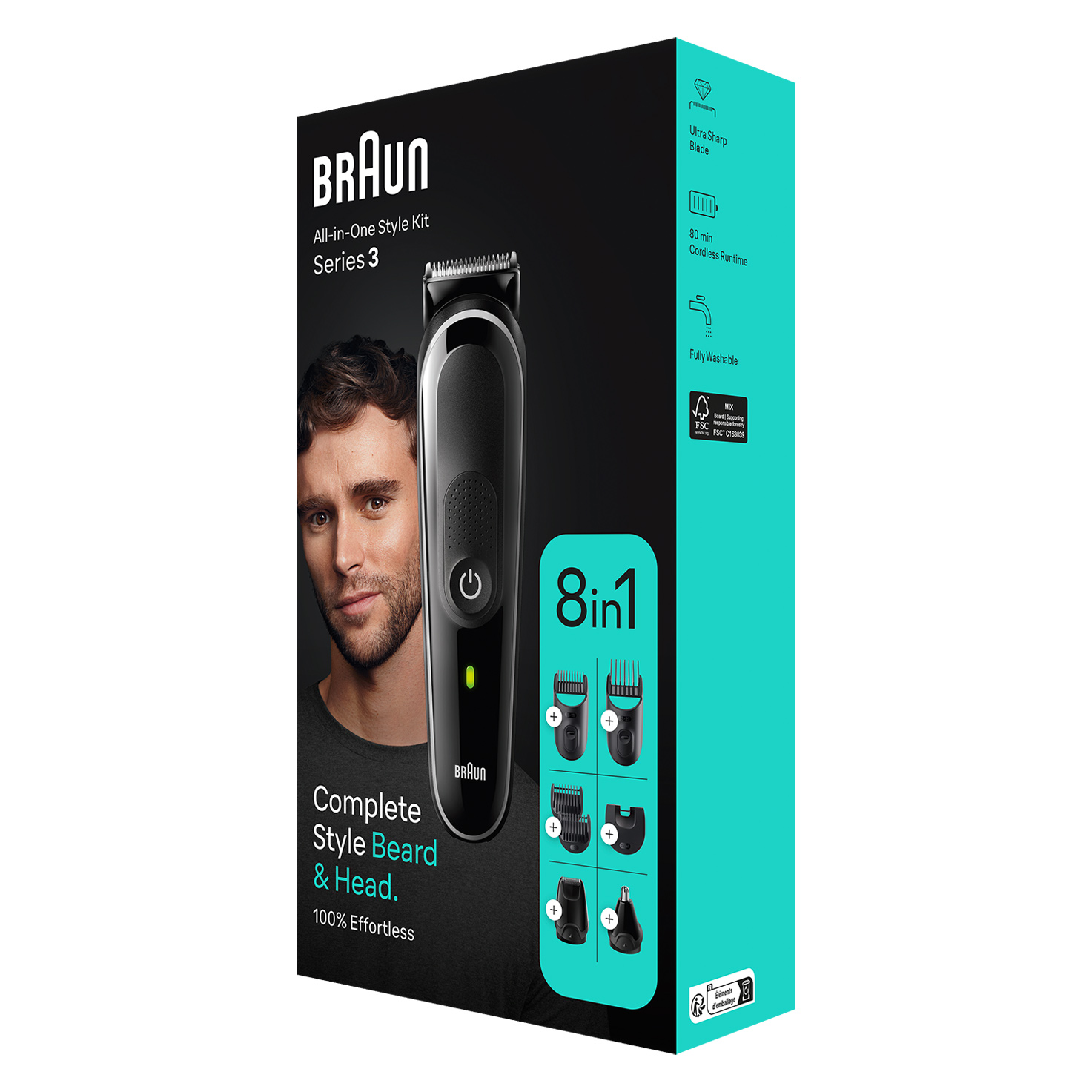 MGK 3440 : Braun's all in one male body grooming kit | Braun AU