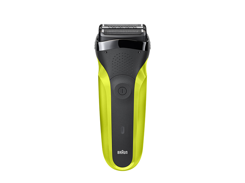 green and black electric razor