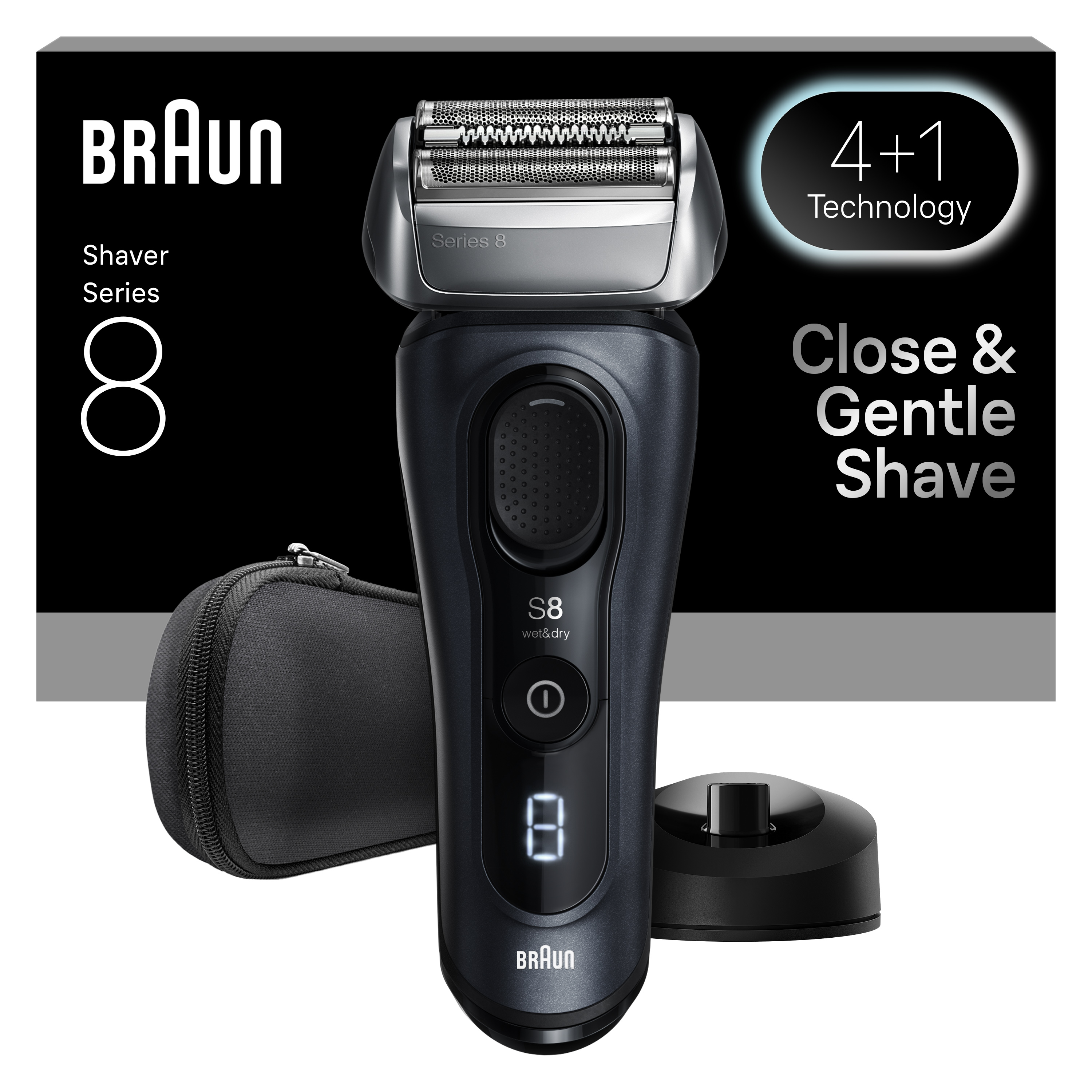 Braun Electric Shaver Series 8 8663cc | Braun AU