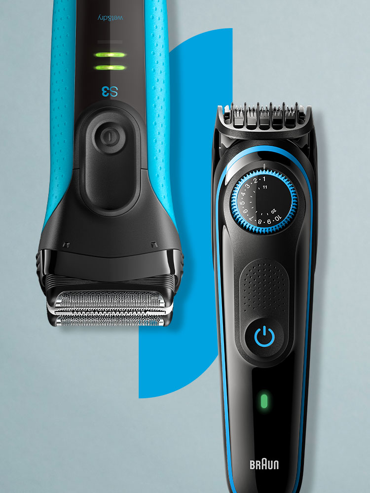 Shave, trim & style with Braun's premium products Braun