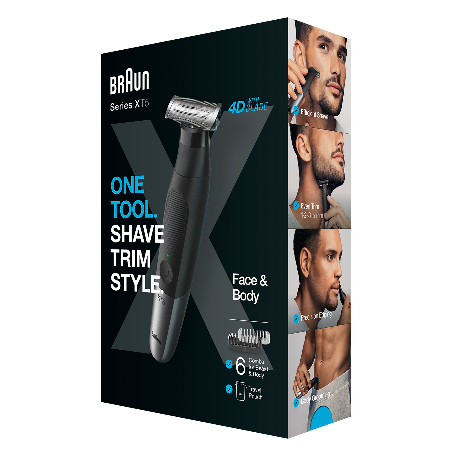Braun Series XT5200: all-in-one Trimmer With efficient 4D