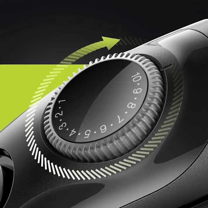 Precision dial Precision dial