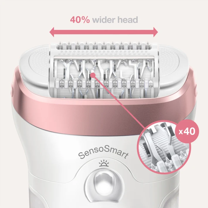Braun Silk-epil 9 9-720, Epilator for women,Women Shaver & Trimmer,  Cordless Wet & Dry Epilation for long lasting hair removal & smooth skin  with