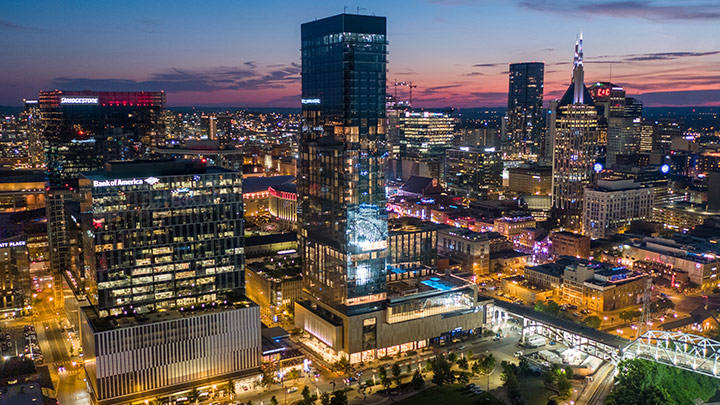 Visit Nashville Skyline Image