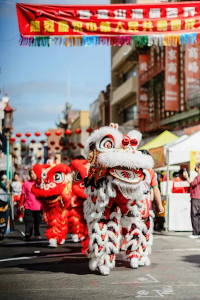 dragon dance chinese new year in san francisco