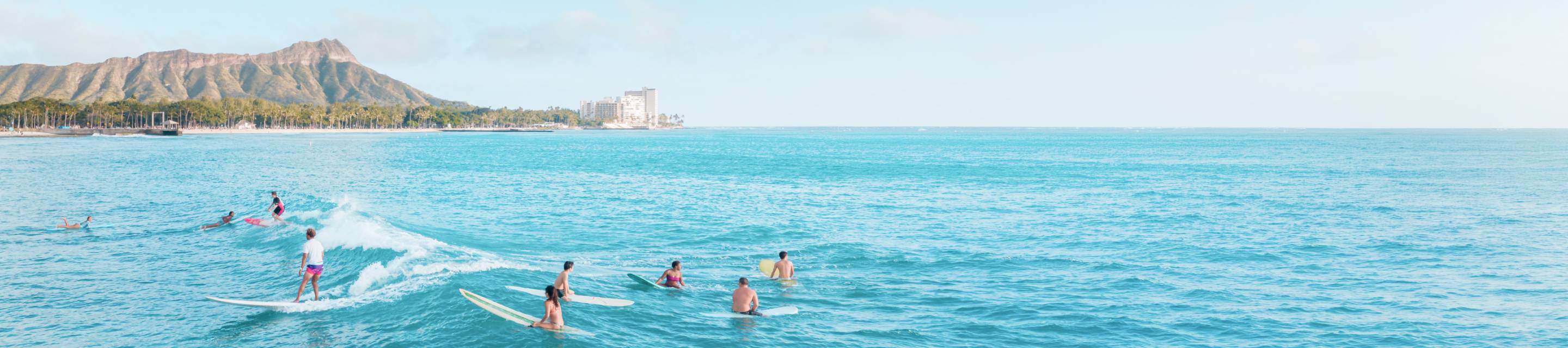 Beach surfing hero